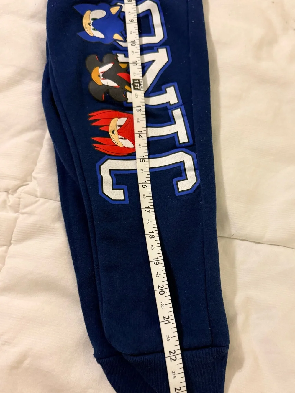 Kids Sonic the Hedgehog sweatsuit jogger size 4/5. navy